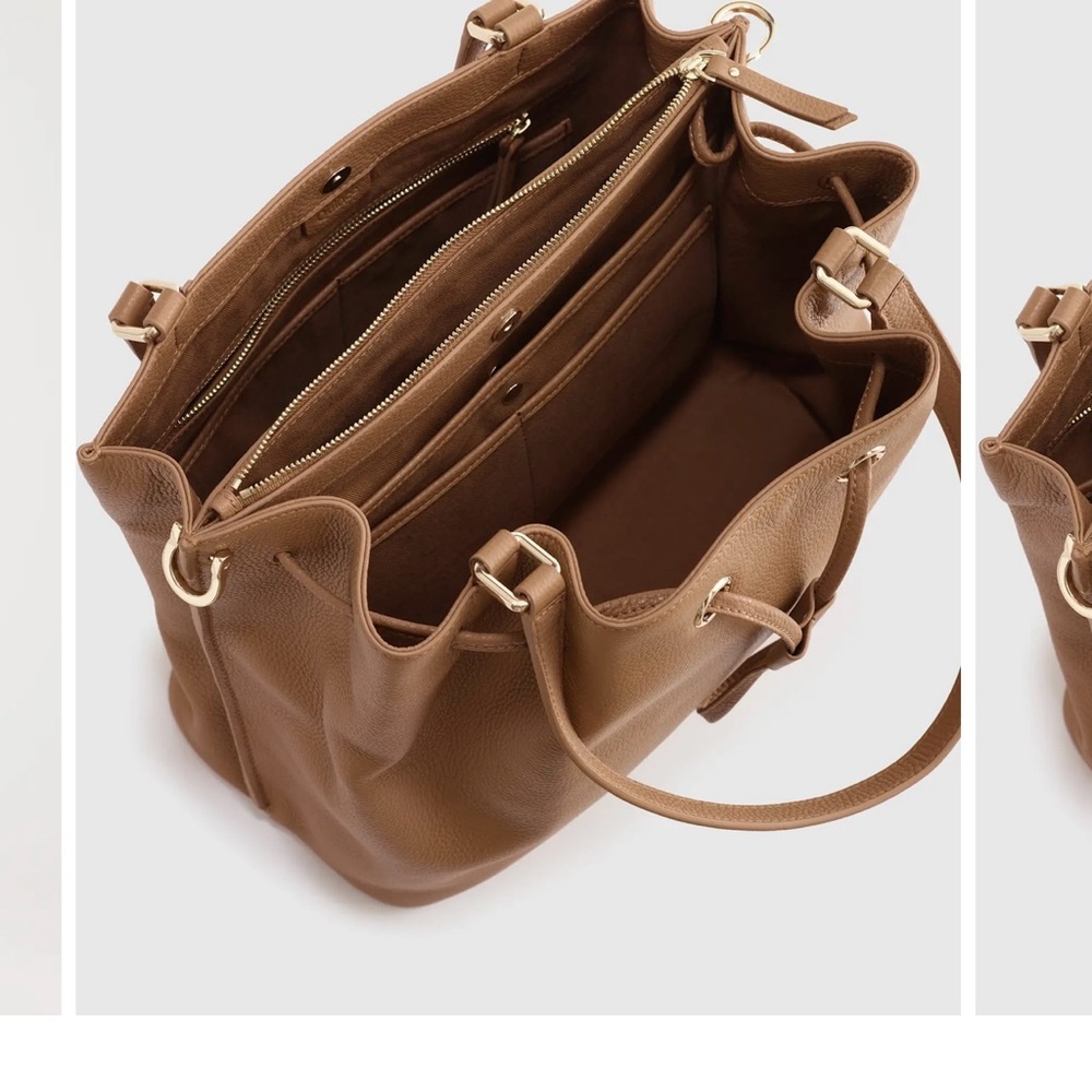 Quince Italian Leather Bucket Bag - Picture 11 of 14